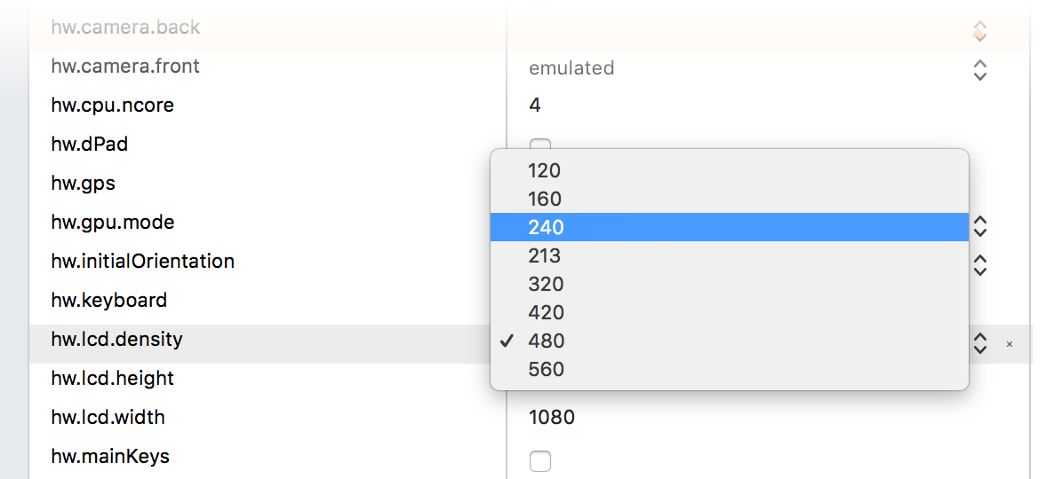 Device Editing example