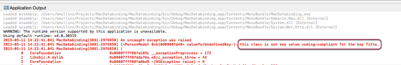 Finding the issue in the error log