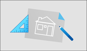 Illustration of a peice of paper, a pencile, and a ruler.