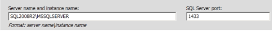 configure SQL management server and port 