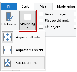 Skärmdump av knappen 