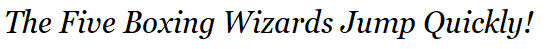 Georgia Pro Cond Italic