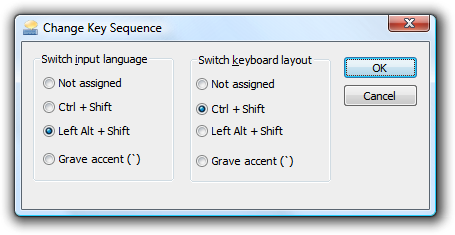 screen shot of groups with different access keys 