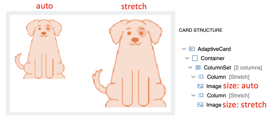 Image with auto and stretch behavior