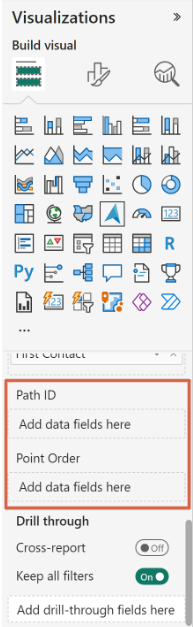 A screenshot showing the path layer properties.