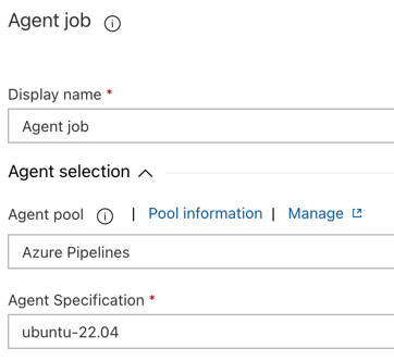 Azure DevOps release pipeline agent job definition