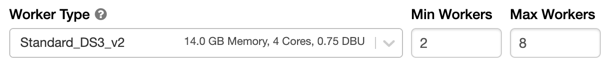 Configure min and max workers