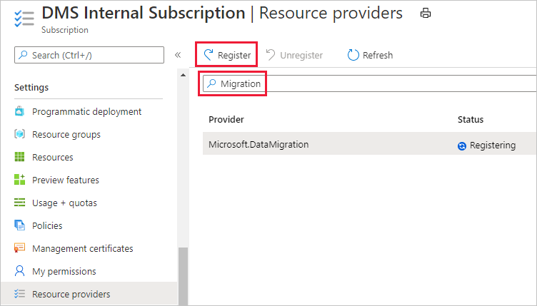 Screenshot of a Select Register.