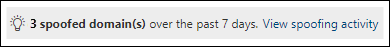 The Spoof intelligence insight on the Anti-phishing policy page