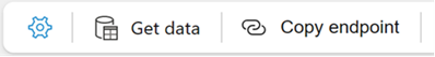 สกรีนช็อตของตัวเลือกแถบเครื่องมือสําหรับรายการ API