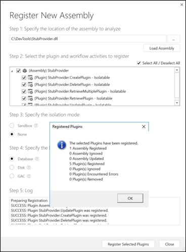 Register new assembly.