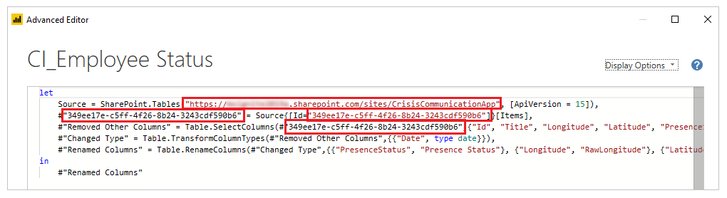 การปรับปรุงเครื่องมือแก้ไขขั้นสูง Power Query