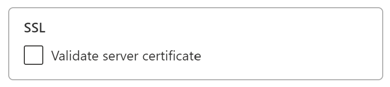  สกรีนช็อตของหน้าต่างข้อผิดพลาด TLS/SSL โดยการปิดใช้งานใบรับรอง