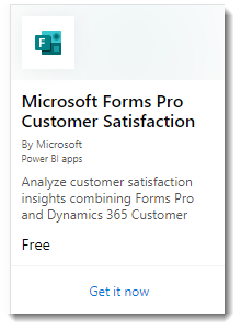 แสดงเว็บแอปความพึงพอใจของลูกค้า Microsoft Forms Pro