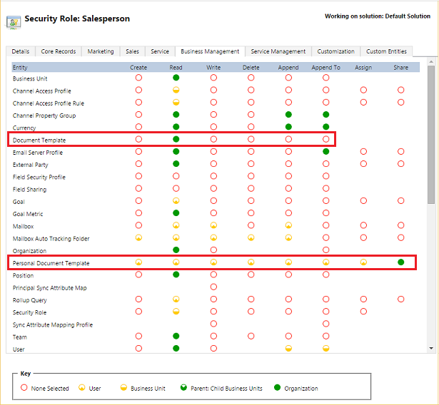 ปรับปรุงการเข้าถึงโดยใช้ Security role