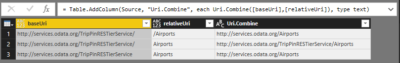 ตัวอย่าง Uri.Combine