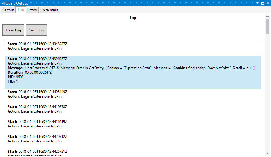 ข้อความ LogFailure