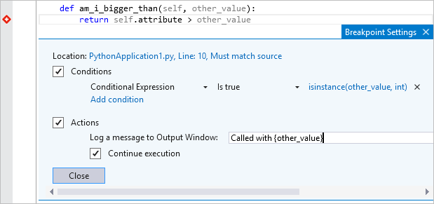 Creating a tracepoint with a breakpoint