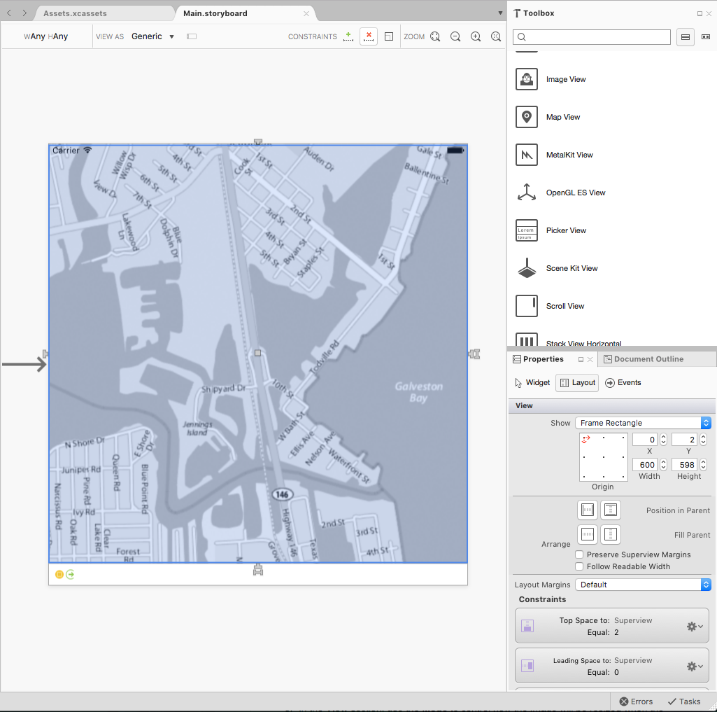 Adding Constraints