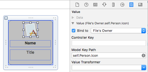 Binding the Icon