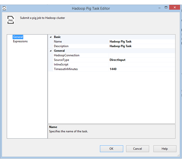 Hadoop Pig Task Editor