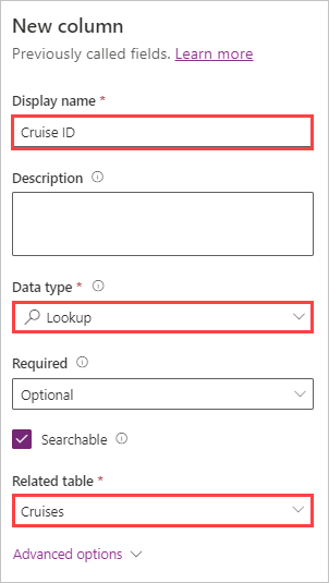 Screenshot of Cruise ID Field dialog.