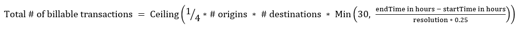 Total Async Billable Transactions Calculation