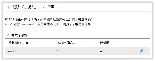 手机网络订阅池被命名为激活码示例 csv 文件名。