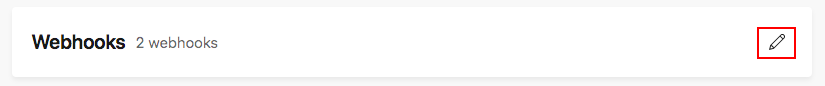 如何编辑 Webhook 的设置