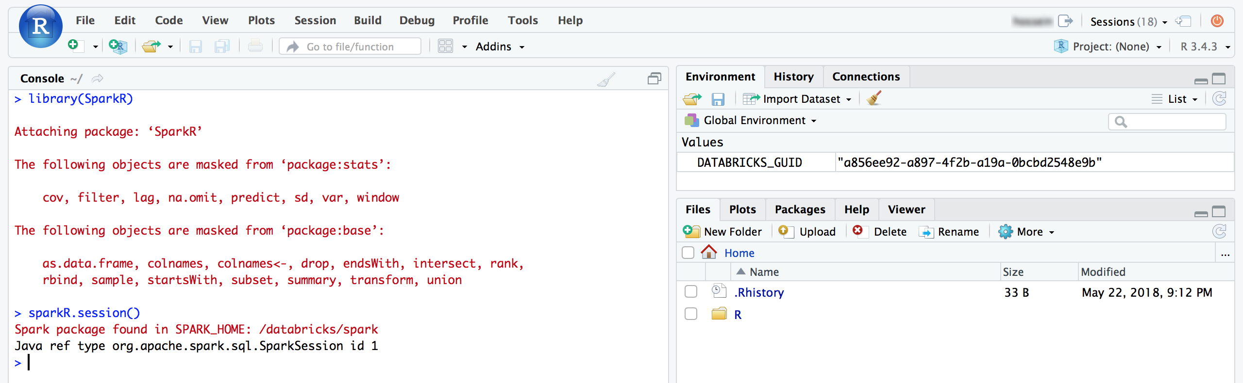 RStudio 专业版会话