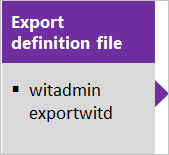 导出 XML 定义文件