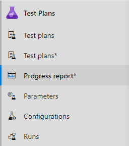 Test Plans进度报告。