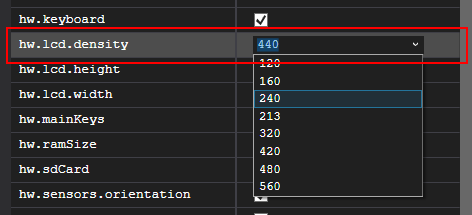 Device Editing example.