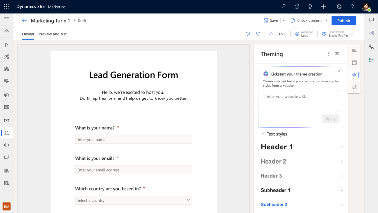 Copilot Form Theme