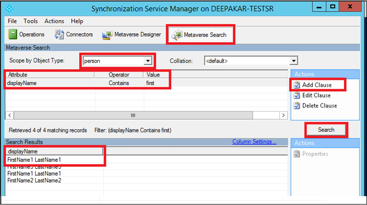 Synchronization Service Manager