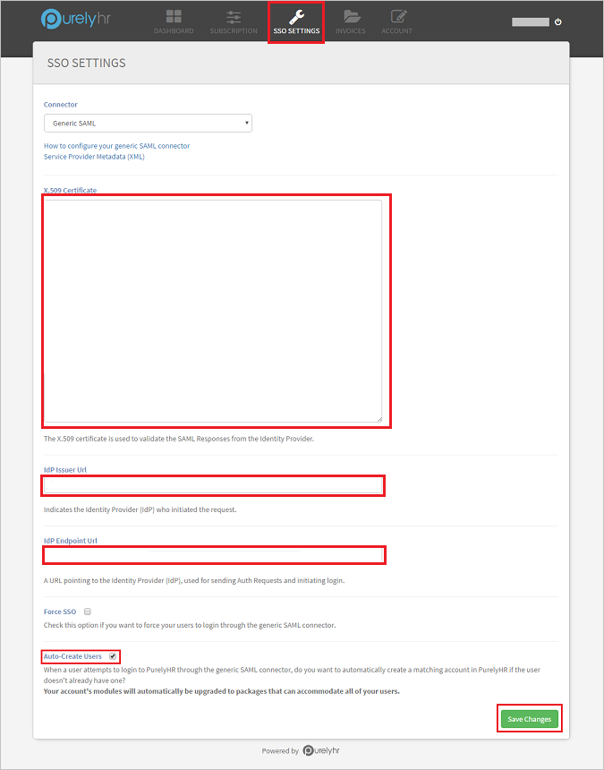 Configure Single Sign-On