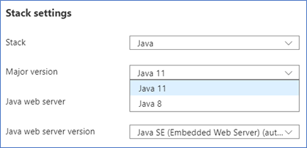 使用选择器更改 Java 版本