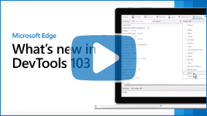 视频“DevTools 103 中的新增功能”的缩略图