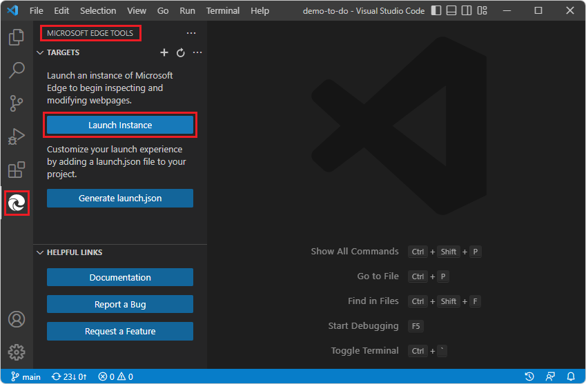 Microsoft Edge DevTools for Visual Studio Code 扩展