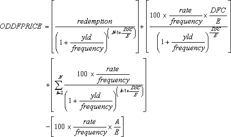 显示奇数 F 价格公式的奇数短首优惠券版本的屏幕截图。