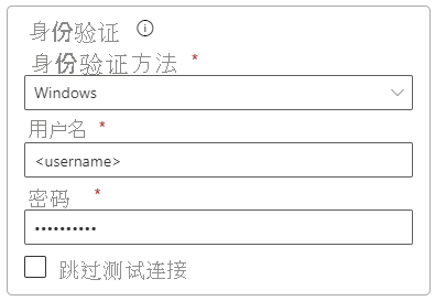 如何填写身份验证设置的屏幕截图。