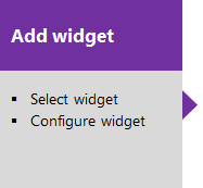 Add widget