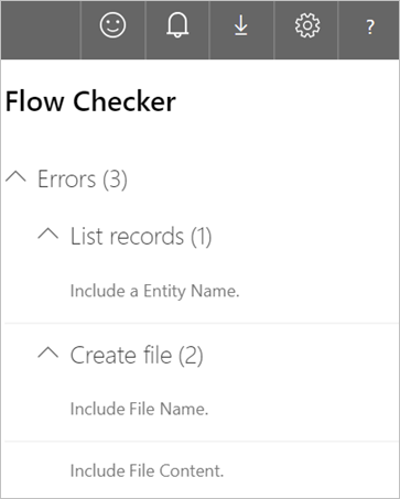 Flow checker pane open