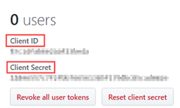 OAuth app credentials