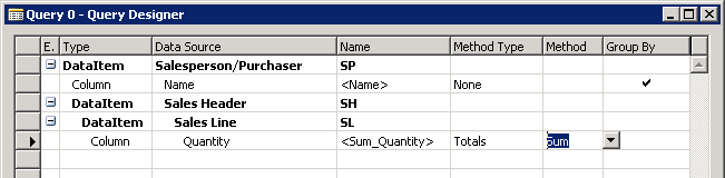 Query joins three tables