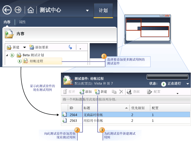 将测试用例添加到测试套件中