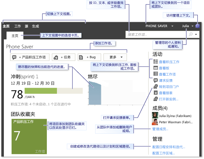 主页 (Team Web Access)