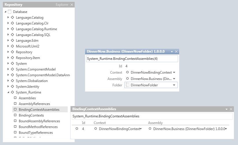 Shows the added assembly in "Quadrant".