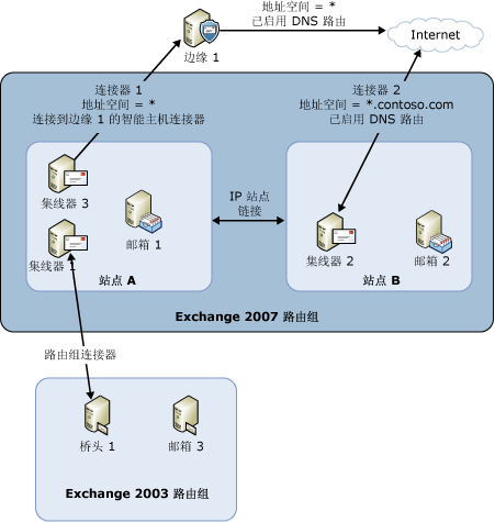 在下一跃点选择中使用的拓扑和组件