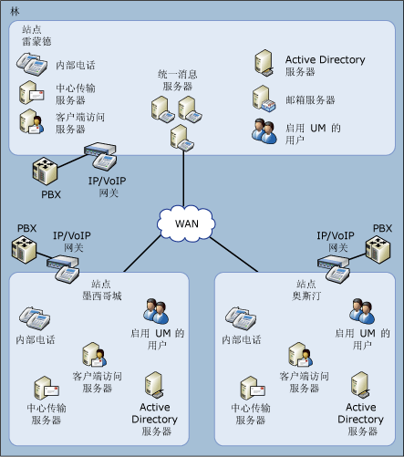 高级 UM 拓扑